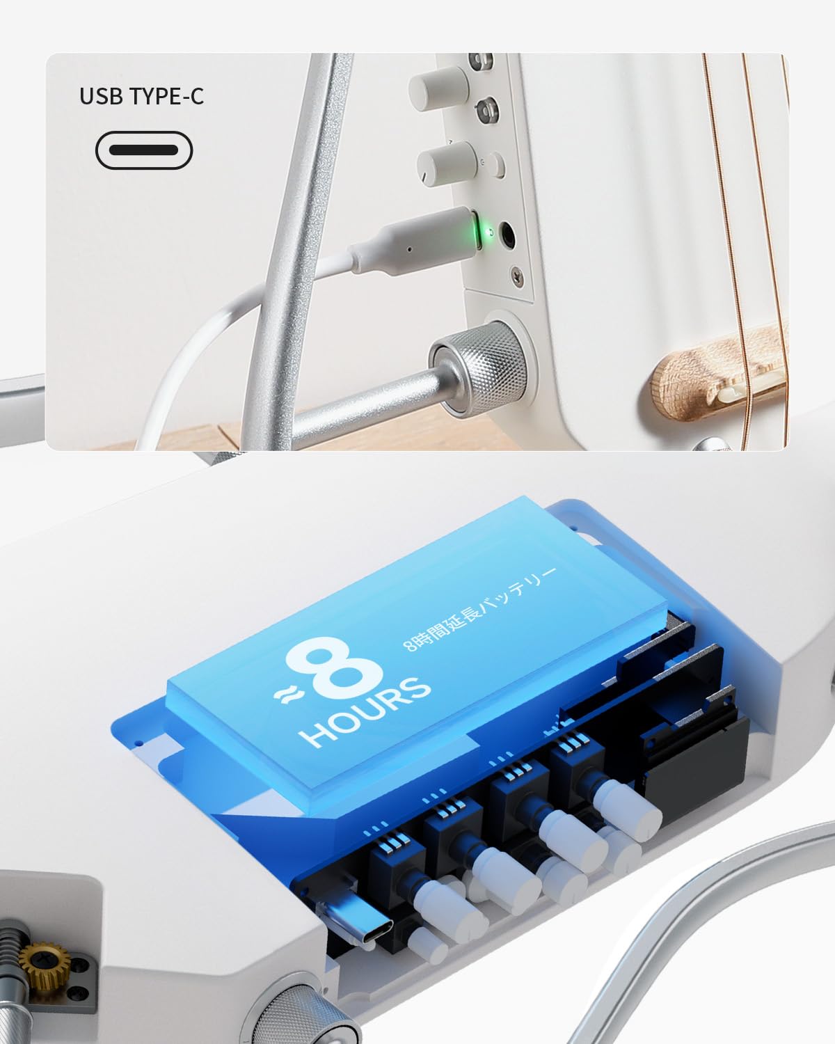 DONNER HUSH-I ケース付属 Donner HUSH-I Guitar For Travel - Portable Ultra-Light and